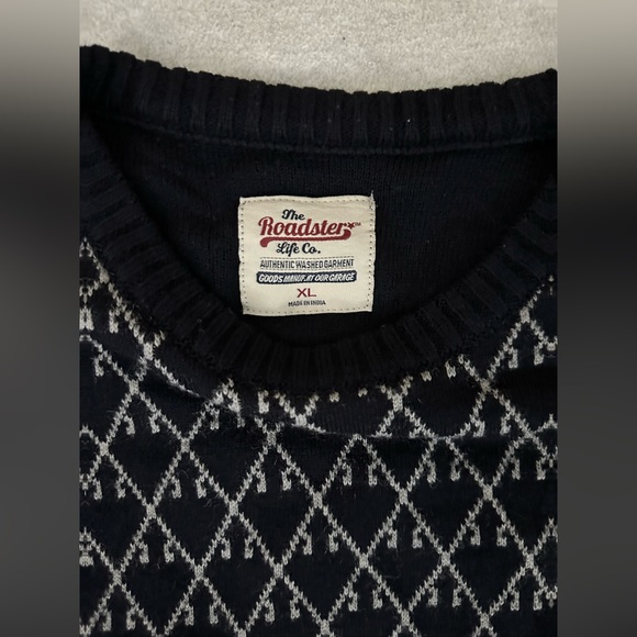 The Roadster life Co., Men’s vintage pullover sweater - Picture 3 of 4